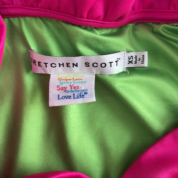 Gretchen Scott Sleeveless Pink Ruffle Dress - XS - Picture 4 of 6